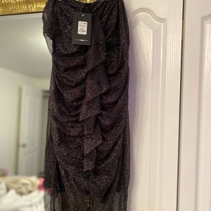 Fashion Nova sparkle dress with tags